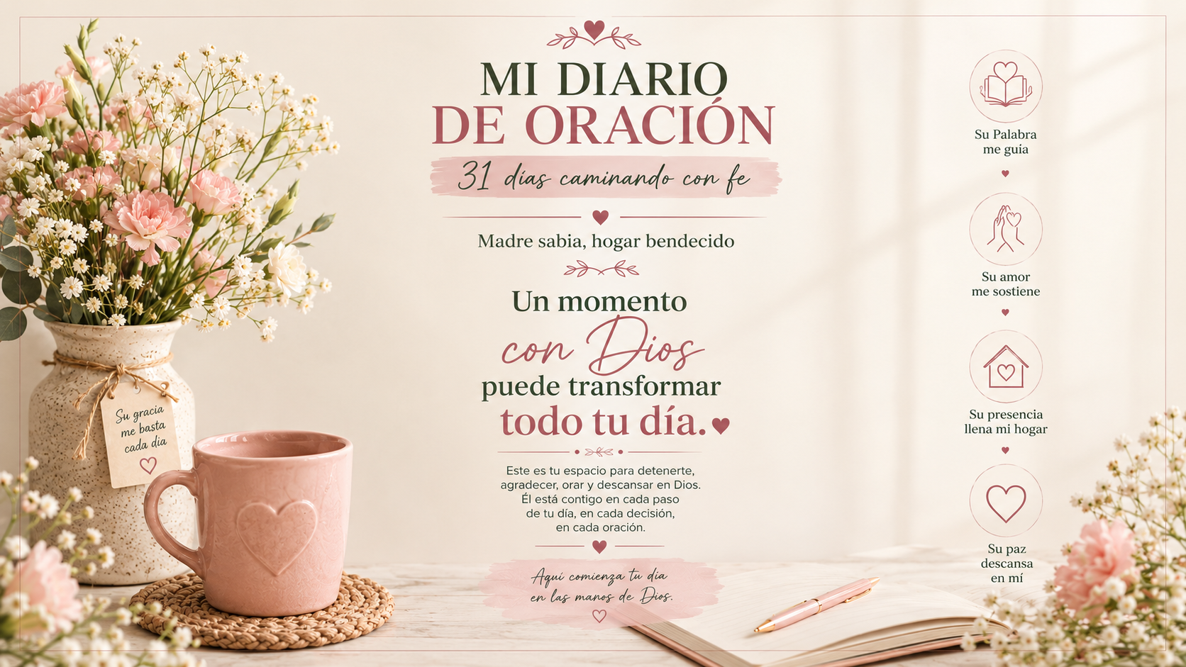 Mi Diario de Oración - Madre sabia, hogar bendecido